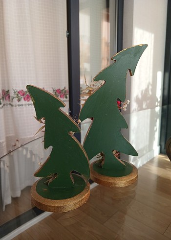 Koyu Yeşil Yılbaşı Ağacı Dekoru - Görsel 6