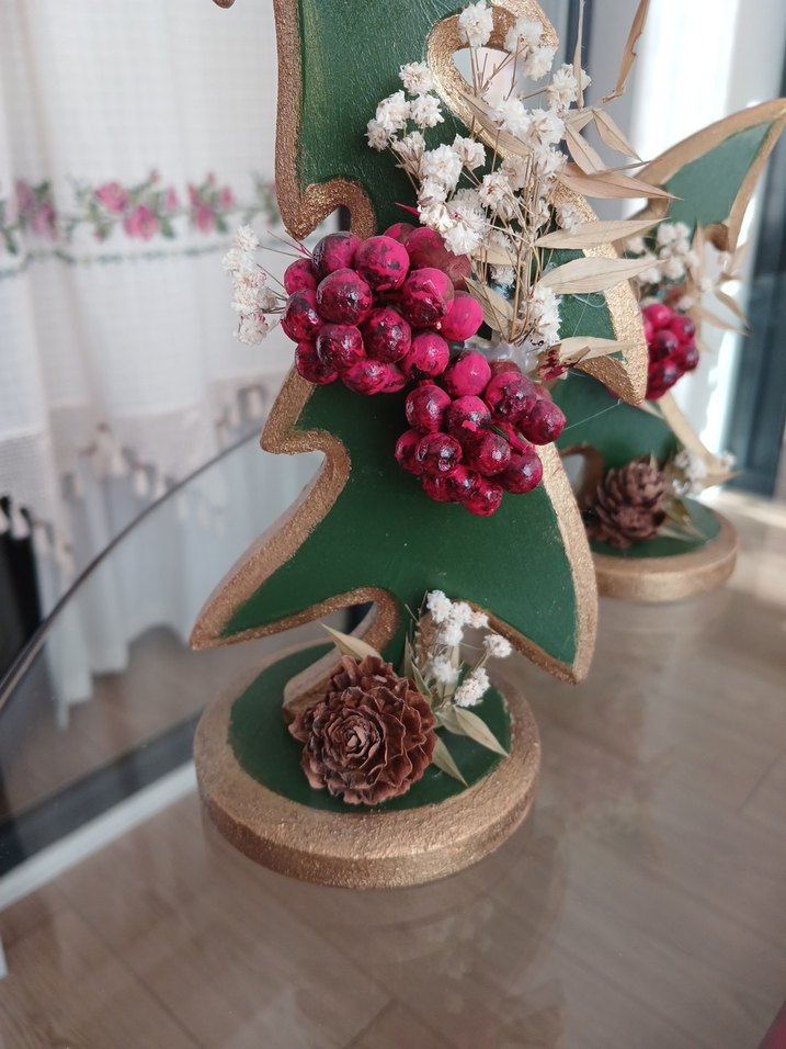 Koyu Yeşil Yılbaşı Ağacı Dekoru - Görsel 5