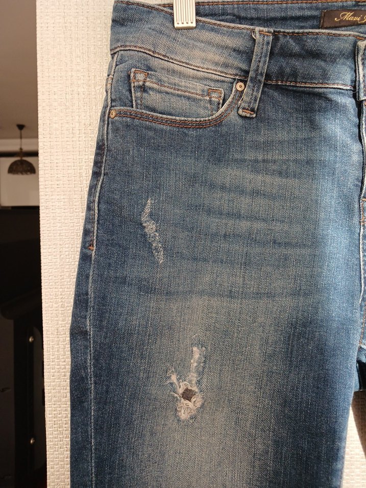 Mavi Kadın Kot Şort - Görsel 3