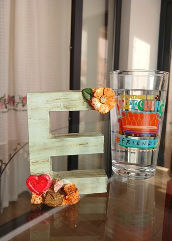 Pastel Turkuaz E Harfi - Görsel 6