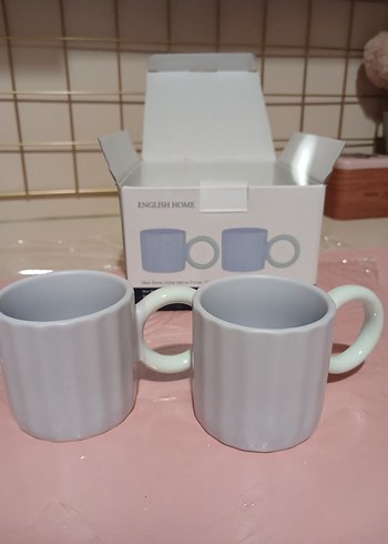 Beyaz Seramik 2'li Fincan Seti - Görsel 5