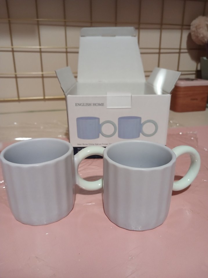 Beyaz Seramik 2'li Fincan Seti - Görsel 5