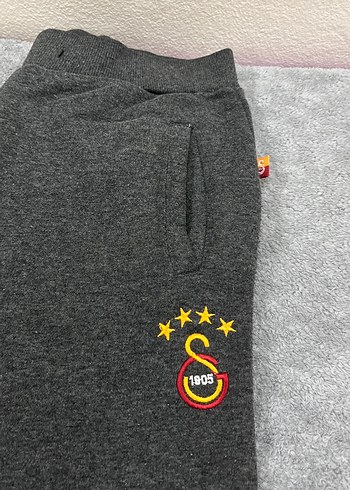 Gri Nakışlı Erkek/kız Eşofman Altı - Görsel 2