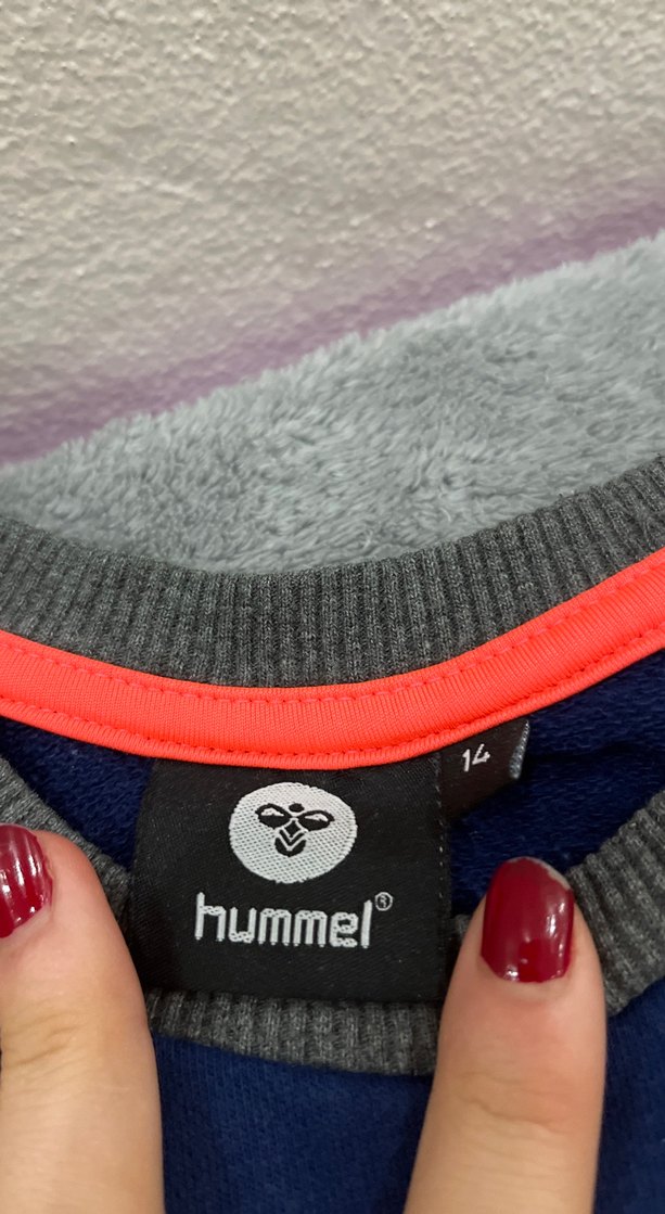 Hummel Erkek /Kız  Gri Uzun Kollu Sweatshirt - Görsel 3