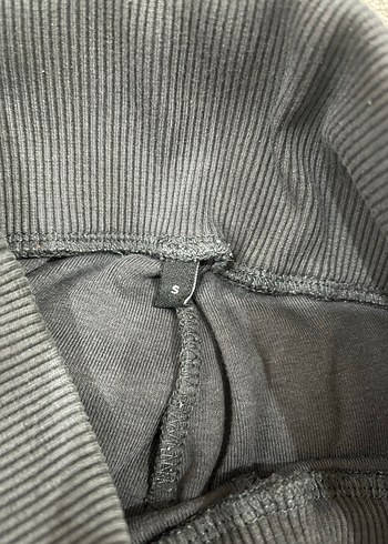 Gri İspanyol paça tayt - Görsel 4