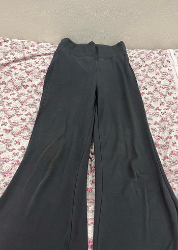 Gri İspanyol paça tayt - Görsel 2