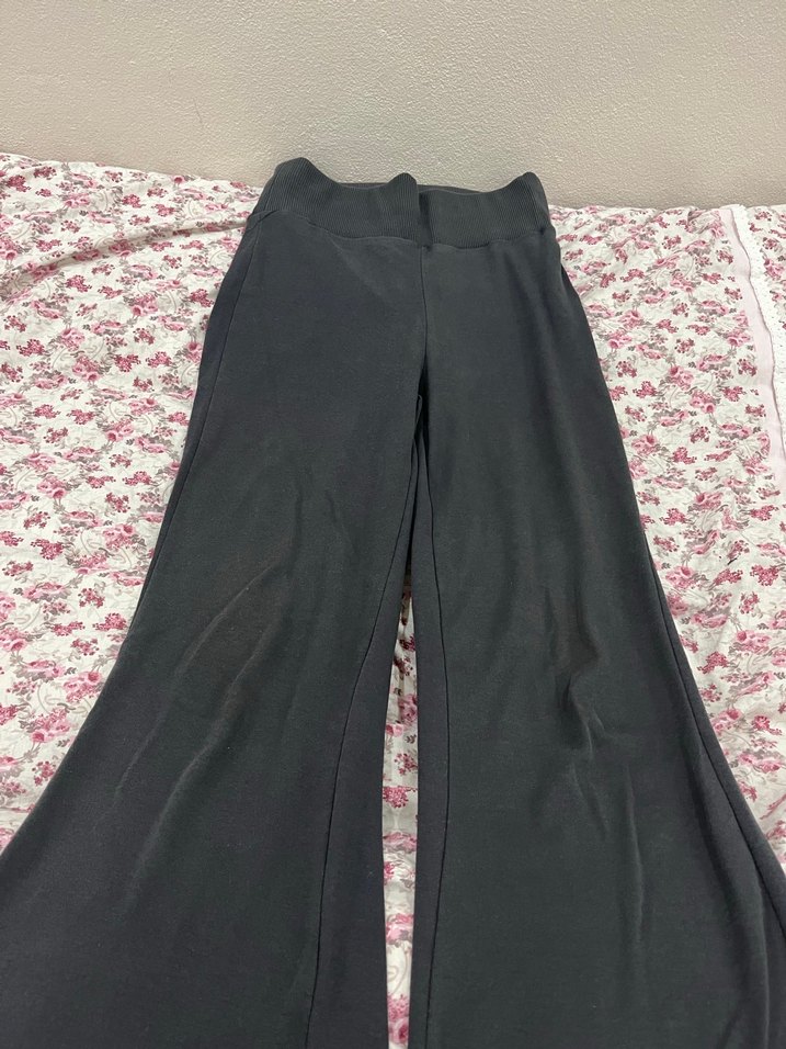 Gri İspanyol paça tayt - Görsel 2