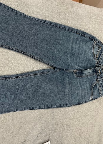 Kadın Mavi Normal Boy Kot Pantolon - Görsel 3