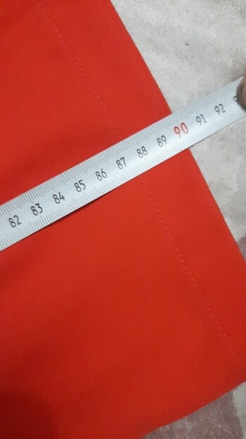 38 Beden kırmızı Renk Yazlik elbise yemek davet düğün