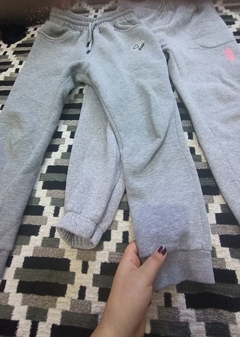 Gri çocuk Rahat Kesim Eşofman Altı - Görsel 2