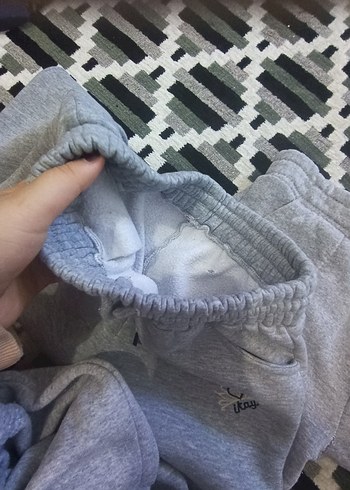 Gri çocuk Rahat Kesim Eşofman Altı - Görsel 5