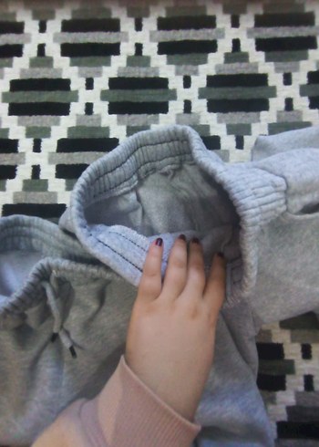 Gri çocuk Rahat Kesim Eşofman Altı - Görsel 6