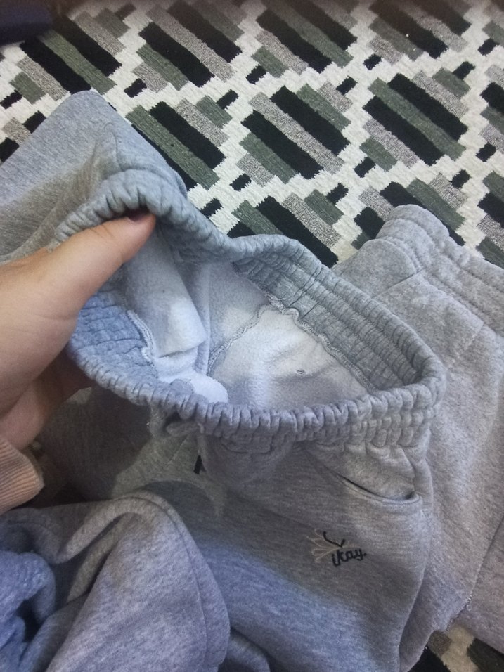 Gri çocuk Rahat Kesim Eşofman Altı - Görsel 5