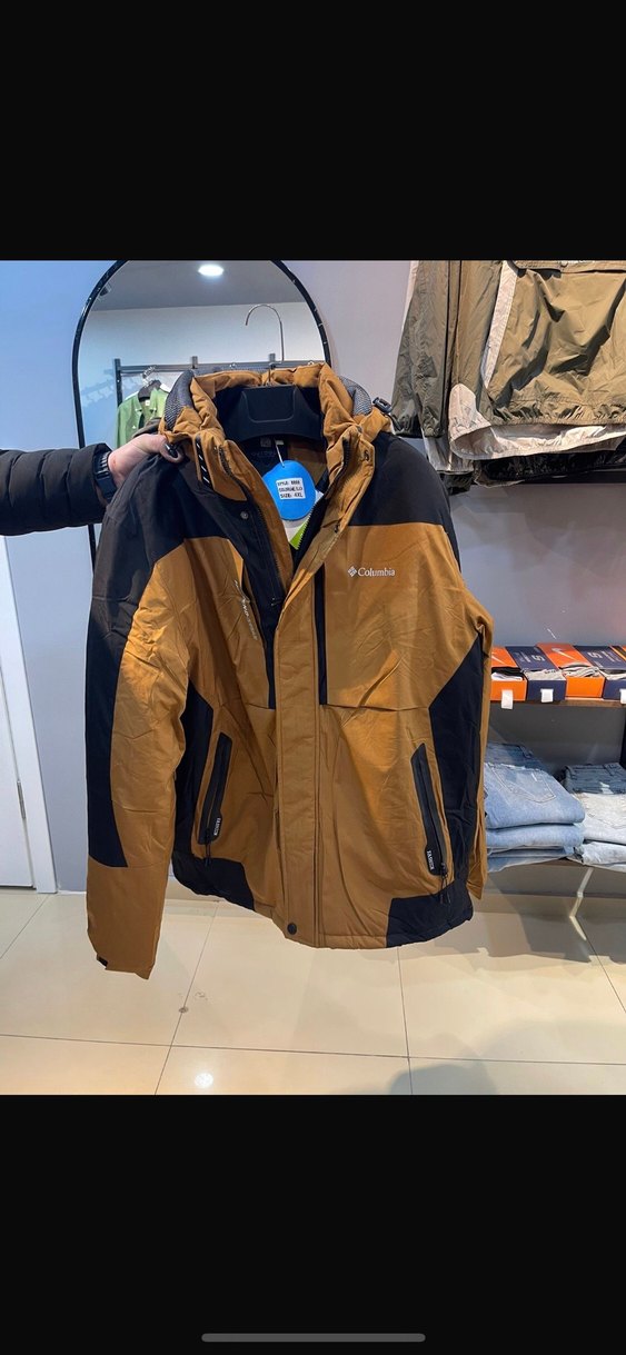 Columbia Kahverengi Fermuarlı Erkek Mont - Görsel 4
