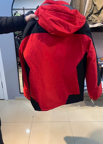 Columbia Kırmızı Siyah Fermuarlı Erkek Mont - Görsel 3