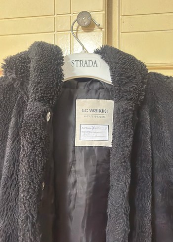 Siyah Midi Boy Suni Kürk - Görsel 3