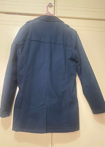 Düğmeli Lacivert spor mont - Görsel 2