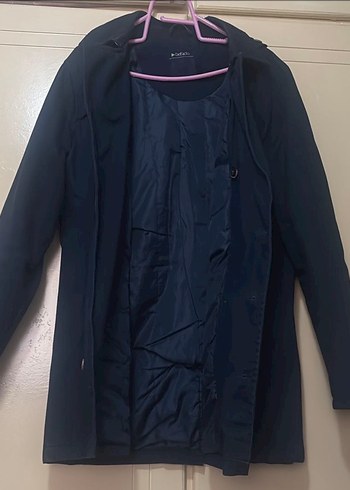 Düğmeli Lacivert spor mont - Görsel 4