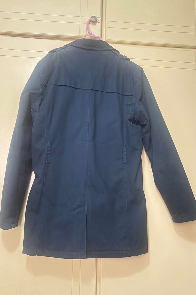 Düğmeli Lacivert spor mont - Görsel 2