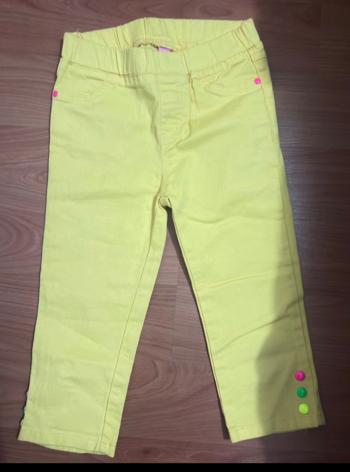 Kelebek Desenli Pembe Kız Elbise - Görsel 3