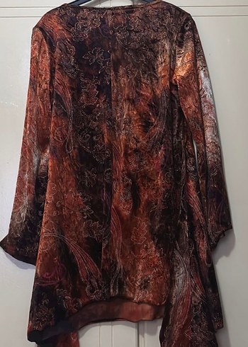 Kahve bordo tunik - Görsel 2