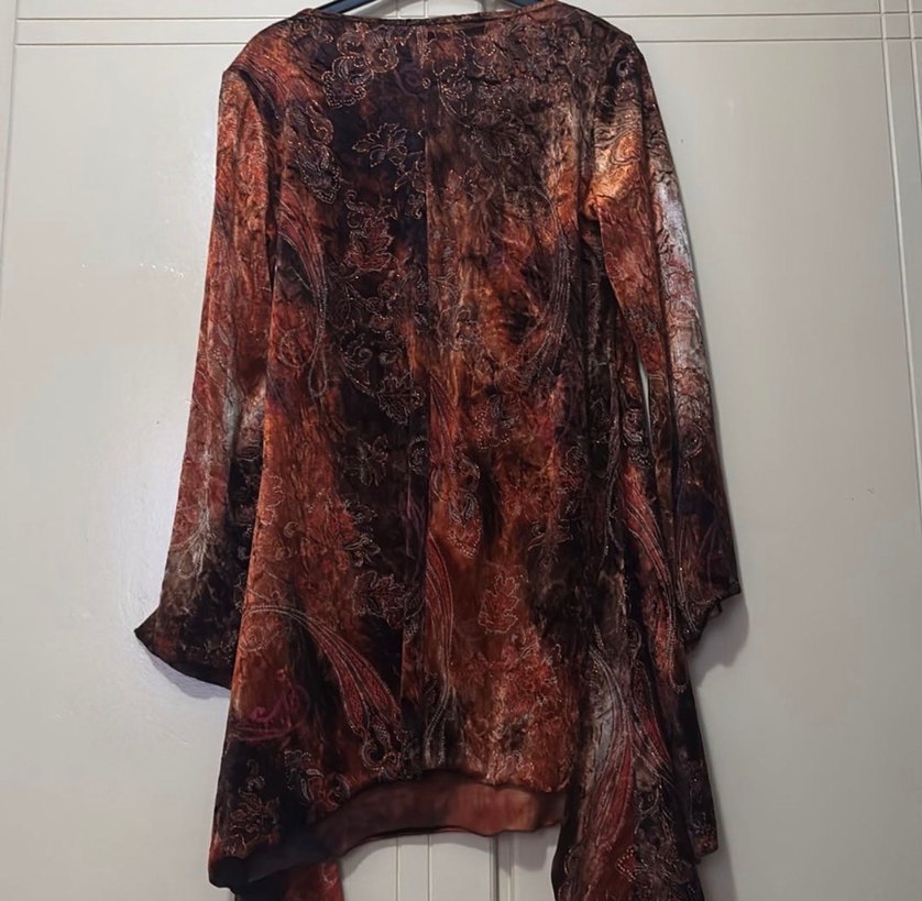 Kahve bordo tunik - Görsel 2