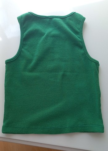 Yeşil Sıfır Kollu Crop