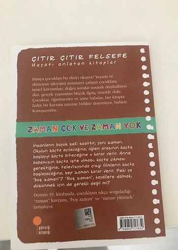 Zaman Çok ve Zaman Yok - Çocuk Kitabı