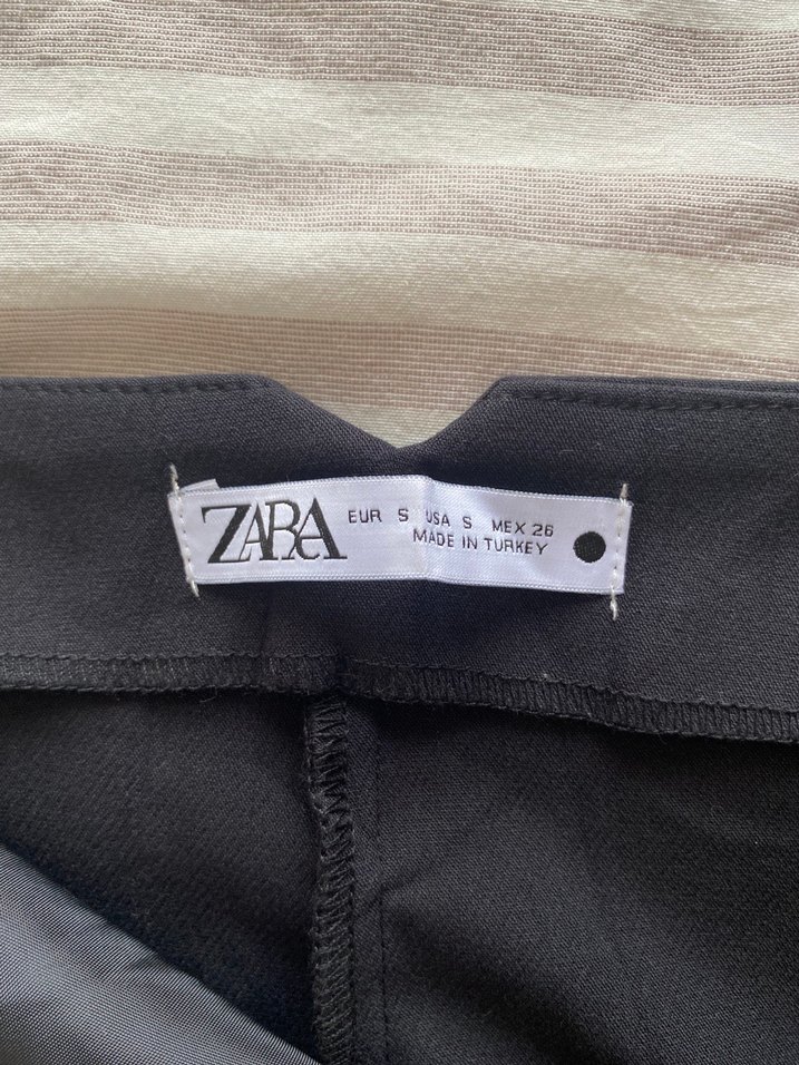 Kadın siyah Batik Desenli Sigara Pantolon - Görsel 5