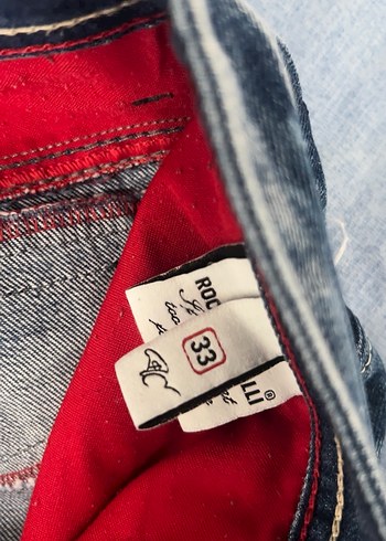 Mavi Parlak Erkek Denim Rahat Kesim Pantolon - Görsel 3