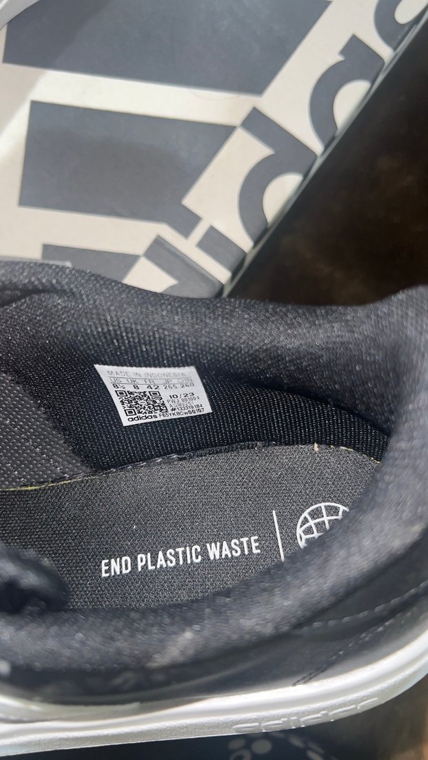 Adidas Siyah Gri Zebra Desenli Spor Ayakkabı - Görsel 2