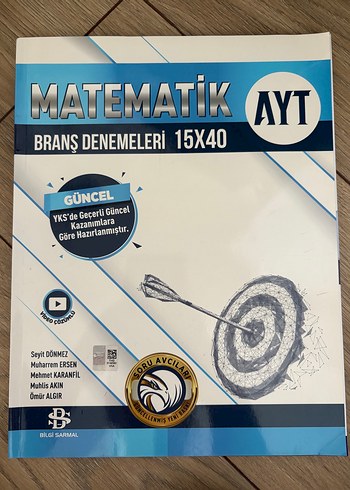 AYT Matematik Branş Denemeleri 15X40