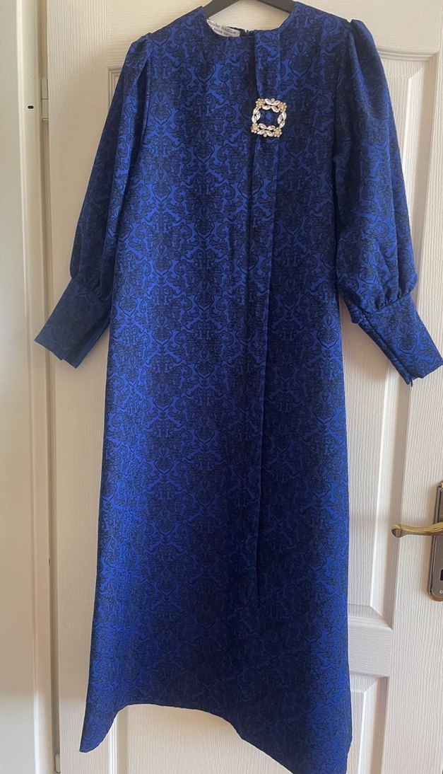 Tesettür şık elbise - Görsel 4