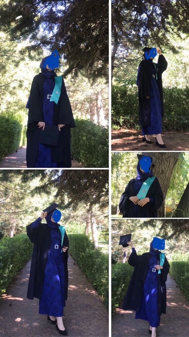 Tesettür şık elbise - Görsel 2