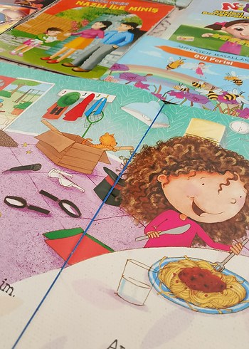  1-2. Sınıf Resimli Masal Kitapları(12 Kitap+Hediye kitap)