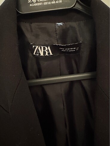 m Beden ZARA / Oversize Blazer Siyah Ceket