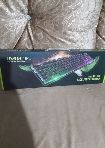 iMICE Yeşil RGB Klavye - Görsel 3