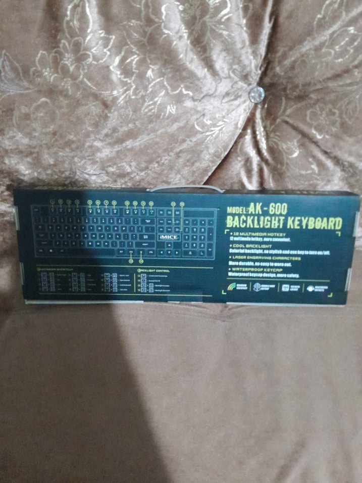 iMICE Yeşil RGB Klavye - Görsel 2