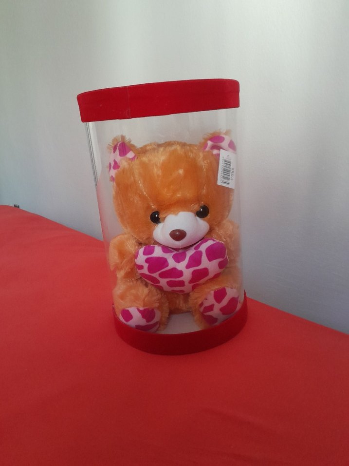 Kalpli Renkli Peluş Ayıcık - Görsel 3