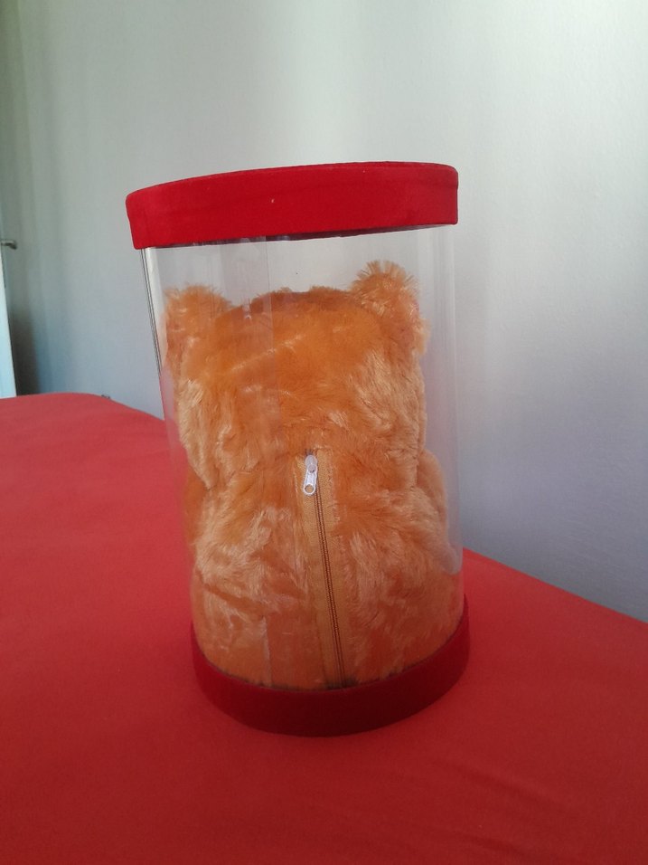 Kalpli Renkli Peluş Ayıcık - Görsel 2