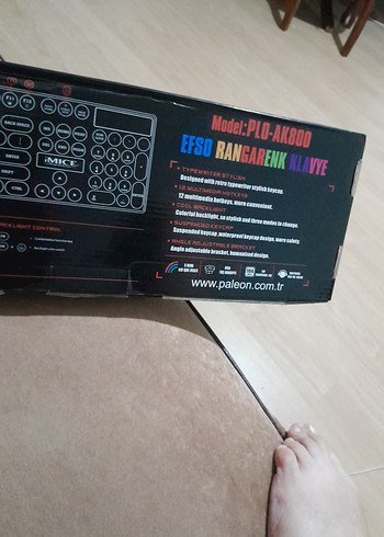 RGB LED Aydınlatmalı Çok Renkli Mekanik Klavye - Görsel 3