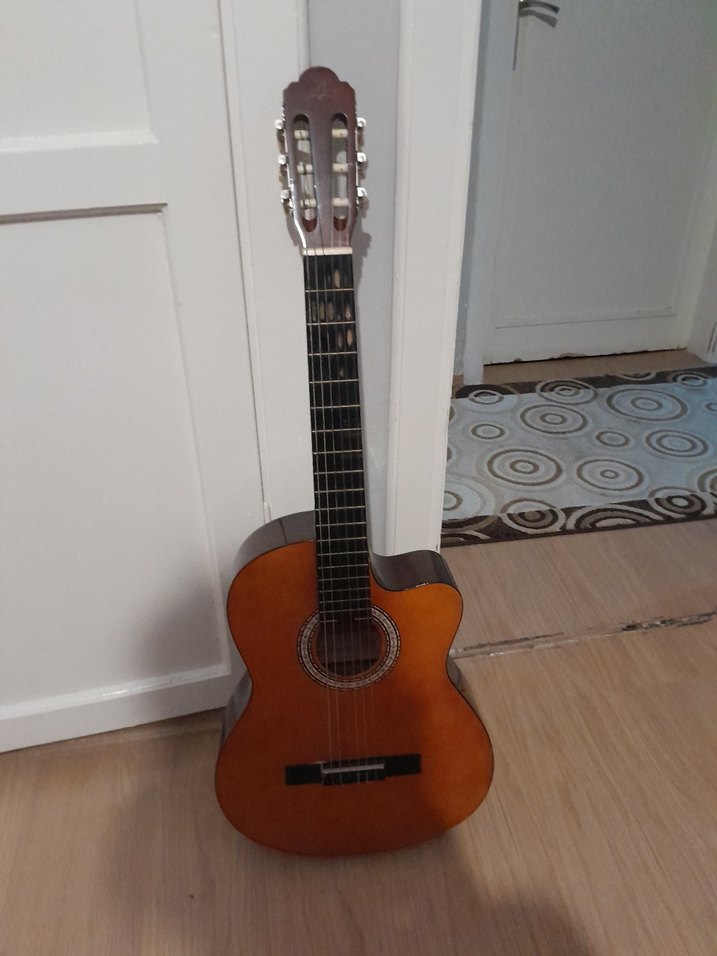 BARCELONA Klasik Gitar Bej Renk - Görsel 3