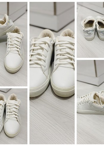 Beyaz Minimalist Kadın Sneakers