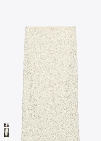 Zara uzun boncuklu etek - Görsel 6