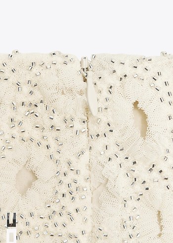 Zara uzun boncuklu etek - Görsel 8