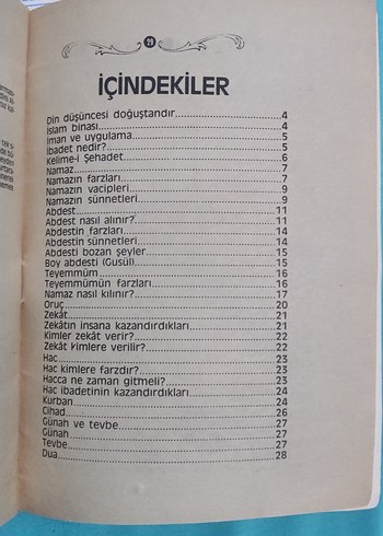 İslamın Şartları, İnancın Yemelleri ve Büyük Dua Kitabı