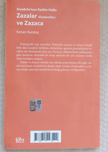  Zazalar ve Zazaca - Anadolu'nun Kadim Halkı Kenan Karataş