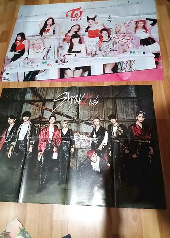 BTS, STRAYKİDS,TWİCE DEV POSTER - Görsel 5