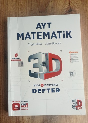 AYT Matematik 3D Video Destekli Defter