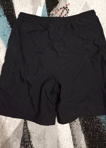 Erkek Siyah Mini Deniz Şortu - Görsel 2